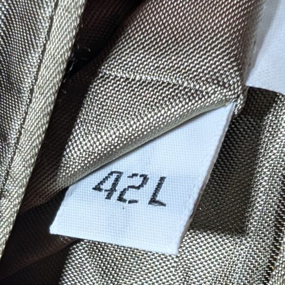 Austin Reed Blazer Mens 42L Wool Sport Coat Made USA Dillard’s Classic Check - Picture 6 of 11